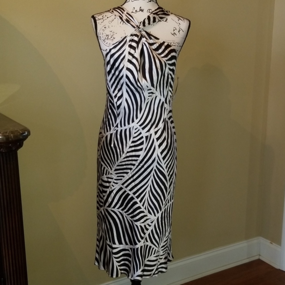 Black and white dress